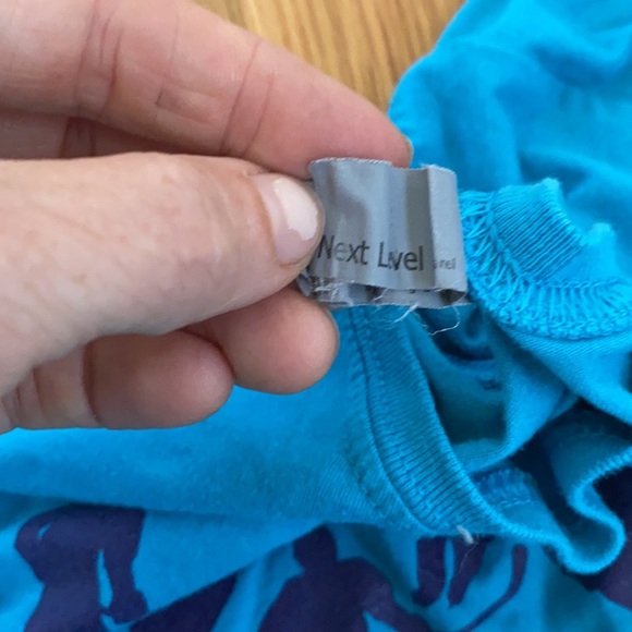 Girls hockey tshirt - turquoise purple - Picture 3 of 6